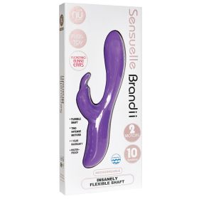 Sensuelle Brandii 10 Function  Double Motor Vibe-Purple