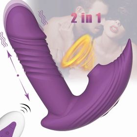 Wearable Thrusting Vibrator Clit Sucking Dildo G-Spot Massager Sex Toy LGBT Friendly