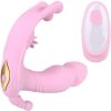 Wearable Licking Vibrator with Wireless Remote Control for G Spot Clitoral Stimulation;  Multi Vibration Modes;  Vibrating Panties Adult Sex Toys for