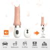 Penis Vibrator Rubber On Wall Medium Adult Toy for Women Pleasure Licking Wearable Smooth Flexible Silicone Wireless Remote Control Vibrating USB Rech