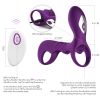 USB Charging Male Vibrating Ring, 9 Speed Vibrating Ring Vibrating Band